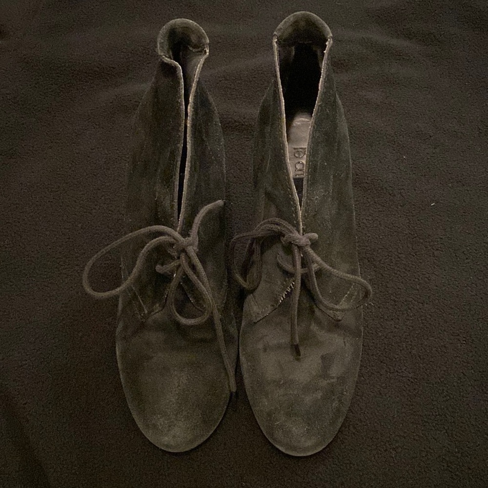 Le Chateau black suede booties